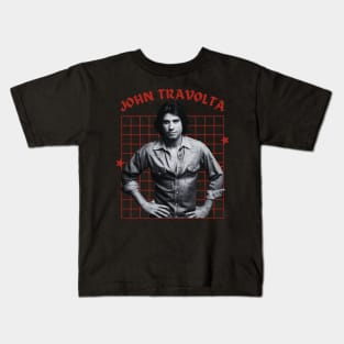 John travolta --- 80s aesthetic Kids T-Shirt